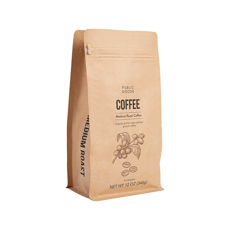 Saco de embalagem de grãos de café 250g, 500g, 1 kg Saco de embalagem de grãos de café 250g, 500g, 1 kg