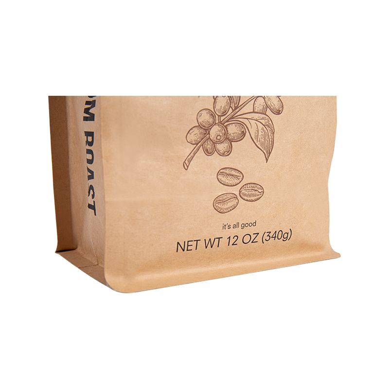 Saco de café com bolsa de papel Kraft retrô colorido Saco de café com bolsa de papel Kraft retrô colorido