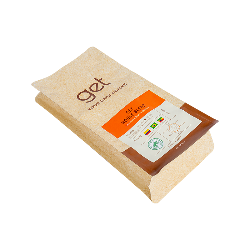Saco de embalagem de grãos de café 250g, 500g, 1 kg Saco de embalagem de grãos de café 250g, 500g, 1 kg