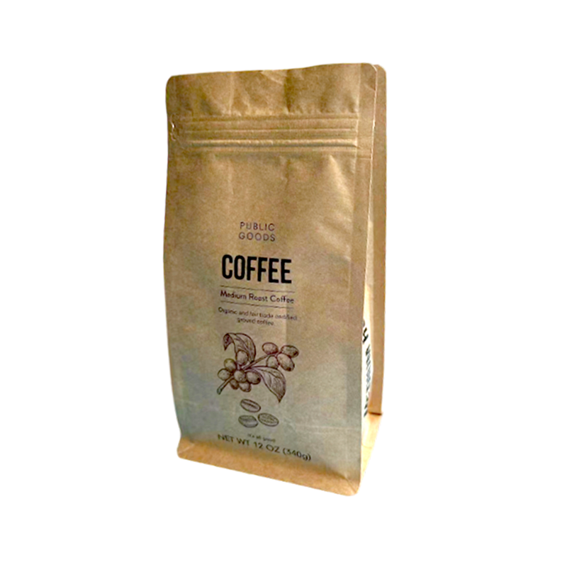 Bolsa de papel Kraft degradável resistente, durável, respirável e resistente a rasgos Bolsa de papel Kraft degradável resistente, durável, respirável e resistente a rasgos