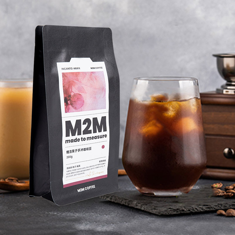 250g, 500g, saco de embalagem de café de 1 kg com etiqueta adesiva