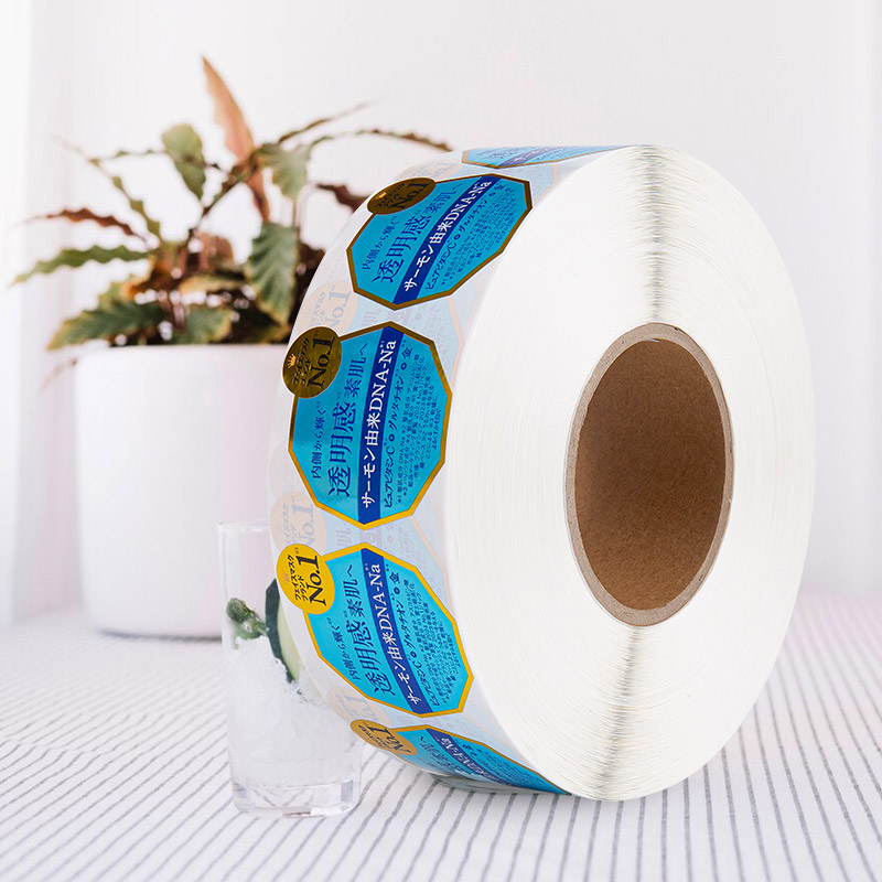 Etiqueta autoadesiva de beleza à prova de óleo à prova d'água