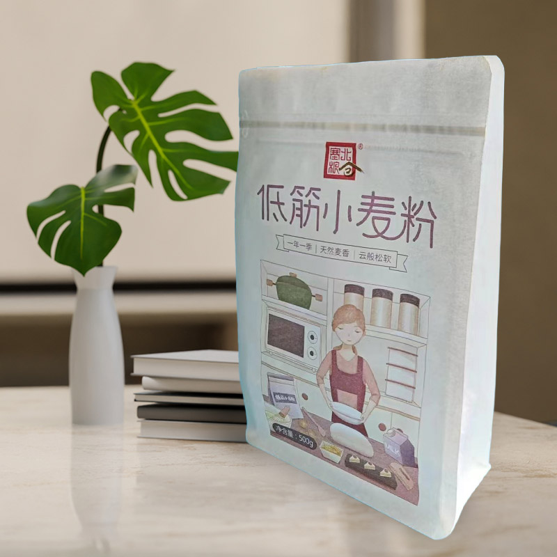 Bolsa de papel Kraft degradável resistente, durável, respirável e resistente a rasgos