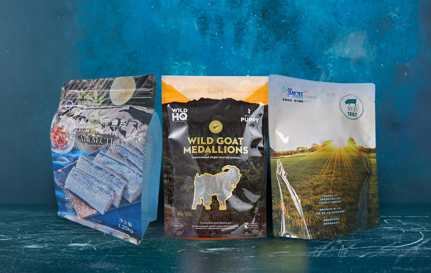 Saco de embalagem para alimentos congelados